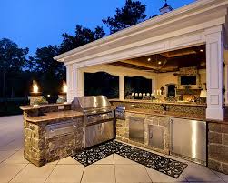 That isn't necessarily stone and stainless steel are great for outdoors, because of their longevity. Beechwood Landscape Architecture Outdoor Kitchen Summer Kitchen Outdoor Kitchen Backyard Kitchen