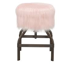 This white faux fur stool will bring versatility and mobility to your work space. Upc 094338025842 Adjustable Copper Stool Faux Fur Set Of 2 Pink Copper Reservation Seat Upcitemdb Com