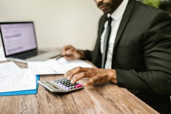 Happy family with financial security