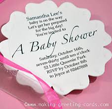 At the beginning of the shower, hand out a blank bingo card to each guest. Handmade Baby Shower Invitations
