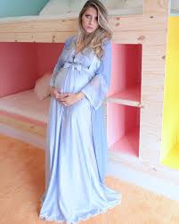 Camisola Longa Com Robe Para Maternidade Pin On Maternity