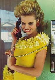 Blue eyes, blonde hair and dreamlike measurements spread over 1,80m. Happy Birthday Eva Herzigova The Blonde Salad