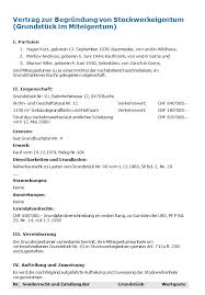 Check spelling or type a new query. Vertrag Zur Begrundung Von Stockwerkeigentum Muster Zum Download