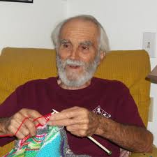 Knitting unto others is one man's quest