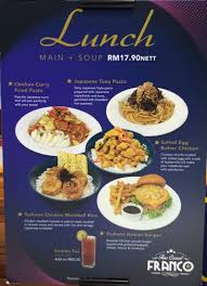 We stayed at the majestic hotel opposite the old kuala lumpur station and using their free shuttle service we travelled down to sentral for a cheaper and more varied selection of foods. Franco Nu Sentral Home Facebook