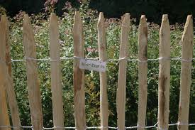 Original Staketenzaun Naturzaun Zaun Gartenzaun