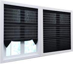We offer an extensive variety of temporary shades to accommodate any mood or ambiance you desire with the best energy saving options available, and the best solution to achieve your look at an affordable price. Amazon Com Bobotogo 6 Pack Temporary Blinds For Windows Pleated Blinds Shades For Windows Cordless Light Filtering Black 48 W X 72 H Inch Home Kitchen