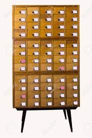 Vintage wood card catalog, library card catalog furniture, library drawer cabinet, card cabinet, mid century cabinet with drawers, 1719 ourvintagebungalow 5 out of 5 stars (788) $ 1,995.00. Old Vintage Library Card Catalog On White Background An Old Stock Photo Picture And Royalty Free Image Image 97667767