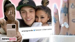 Ariana grande posted the image of an engagement ring to her instagram page. Ariana Grande Is Engaged Youtube