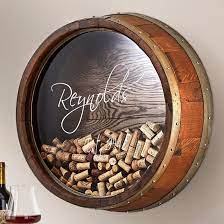 It is seriously that easy! Personalized Reclaimed Wine Barrel Head Cork Collector S Display Name And Year Wine Enthusiast