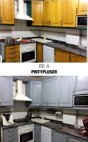 how to spray paint kitchen units