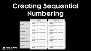 Create A Continuous List Of Numbers Powerpoint Youtube