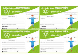 Carte anniversaire 9 ans gratuite a imprimer modelecarte. Invitations A Imprimer Pour Anniversaire Football Chasseotresor