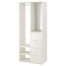 Nordmela Chest Of Drawers With Clothes Rail Black Blue 46 7 8x46 1 2 Ikea Open Wardrobe Clothes Rail Ikea
