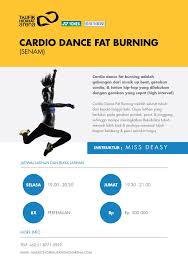 Dia menamakan gerakan senaman ini sebagai the best cardio workout. Taufik Hidayat Arena New Program Cardio Dance Fat Burning Senam Adalah Gabungan Dari Musik Up Beat Gerakan Cardio Tarian Hip Hop Yang Dilakukan Dengan Gerakan Yang Cepat High Interval Ayo Bergabung