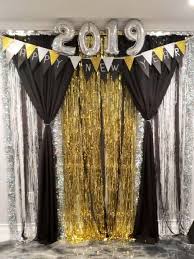 New Years Eve Backdrop Decoraciones Para Fiesta En Casa Fiestas En Casa Decoracion De Unas