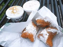 Some restaurants just use a sweetened biscuit dough with baking powder for the leavening, but traditional beignets were made up with yeast the night before and. Life List 115 Eat Cafe Du Monde Beignets In New Orleans Choosing Figs