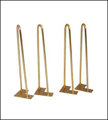 Tintern coffee table white & antique brass perfect geometry. 4pc Brass Gold Hairpin Furniture Legs 6 16 For Sofa Couch Coffee Table 16 Furniture Legs Tools Home Improvement Semo Es