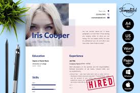 Quickly create concise resumes using one page templates that will efficiently outline your skills and customer service representative resume format template. Best Modern Elegant Resume Template For Word Cv Template Word And Pages With Cover 1 2 And 3 Page Resume Design Templates Design Co Relay Shop