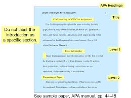 In apa style, the introduction section never gets a heading and headings are not indicated by letters or numbers. Formatting Class Assignments Apa 6 Th Ed Duration 7 Min 30 Sec Apa Formatting Class Assignments Ppt Download