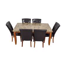 What i found very rude was the delivery guys we had issues with getting it into the house so we had to take. 69 Off Bob S Discount Furniture Bob S Furniture Faux Marble Dining Set Tables