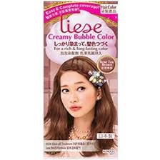 Hair color dye kit kao liese colour prettia bubble foaming creamy japan new. Kao Liese Bubble Hair Color Rose Tea Brown