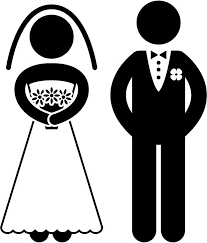 Bride And Groom Clipart Clipart Kid Bride And Groom Silhouette Cartoon Silhouette Bride And Groom Cartoon