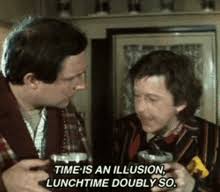 Time is an illusion lunchtime doubly so. Hitchhikers Gifs Tenor