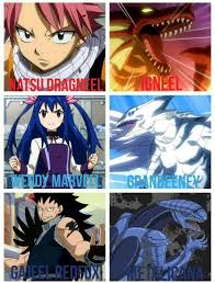 Natsu Igneel Wendy Grandeeney Gajeel Metalicana Dragon Slayers Dragons Text Fairy Tail Fairy Tail Fairy Tail Dragon Slayer Fairy Tail Characters
