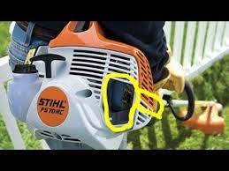 The muffler on a small engine reduces the noise to a manageable level by muffling the sound the exhaust makes as it passes through the system. Stihl Fs70 Muffler Stopped Up Youtube