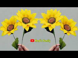 Selanjutnya anda dapat memotong kain tersebut berbentuk spiral. Cara Membuat Bunga Matahari Dari Kain Flanel Diy How To Make Felt Sunflower Youtube Kain Flanel Bunga Bunga Kain