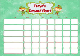 Personalised Christmas Elf Reward Chart