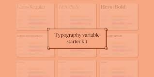 Typography variables starter kit