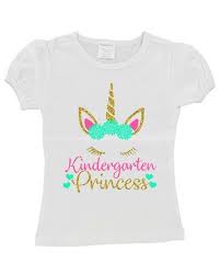 Back To School Glitter Unicorn Princess Girls Shirt Etsy Shirts For Girls Matching Birthday Shirts Unicorn Shirt