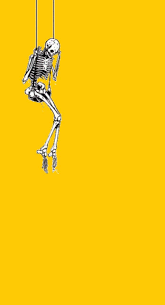Image about pink in yellow by kennedyuwu on we heart it. Pin By Littlues Fikuardo On Yellow Witchy Wallpaper Skull Wallpaper Halloween Wallpaper Iphone