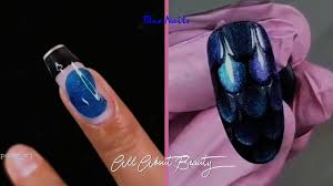 Navy nails discovered by laia laieta on we heart it. Navy Blue Nail Ideas Try A New Look Youtube
