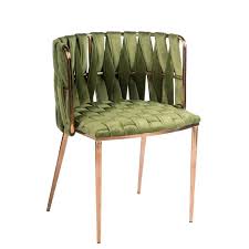 Modern Milano Green And Gold Dining Chair Gold Dining Chairs Dining Chairs Upholstered Arm Chair