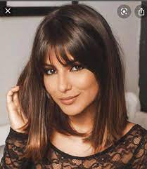 Pin By Mommy Me On Hair Short Hair With Bangs Thick Hair Styles Long Hair With Bangs