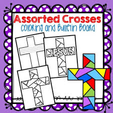 24 ash wednesday coloring pages images. Stain Glass Cross Coloring Worksheets Teaching Resources Tpt