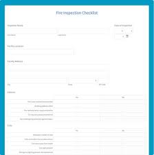 Annual inspection, service and maintenance the annual inspection, service and maintenance of portable extinguishers Fire Inspection Checklist Template Formstack