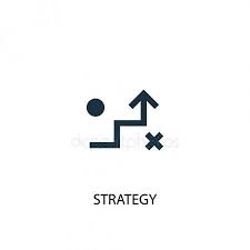 Strategy Icon Simple Element Illustration Strategy Concept Symbol Design Can Affiliate Simple Element Strategy Icon Symbol Design Strategies Icon