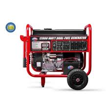 Dual fuel generators are electrical devices that can alternatively use propane or gasoline to generate electricity. 12000 Watts Portable Generators Generators The Home Depot