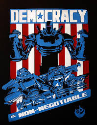 Liberty Prime Screen Print Poster By Packardprints On Etsy 25 00 Fallout Posters Fallout Art Fallout Brotherhood Of Steel