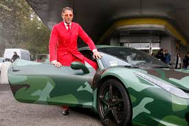 The Crazy Suits And Outrageous Cars At Lapo Elkann S Garage Italia Launch Lapo Elkann Crazy Suits Fiat