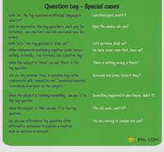Question Tag Definition Rules And Examples Of Tag Questions 7esl Question Tag This Or That Questions English Grammar Rules