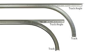 What's the standard radius for a garage door? 2 Horizontal Track W Angle For 10 High Doors 15 Radius Pr Part Trh 21015