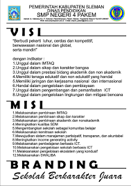 Banyak dari kita yang sudah mendengar istilah visi dan misi, baik itu instansi pendidikan, perusahaan, retail, organisasi bahkan sampai instansi pemerintahan. Visi Misi