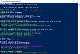 It allows users to type git commands that make source code management easier through versioning and commit history. How To Use Chocolatey Choco To Install Git On Windows 10 8 7
