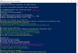 This is a complete development environment to build git for windows, including git, bash, curl, etc (including these three installers, of course). How To Use Chocolatey Choco To Install Git On Windows 10 8 7