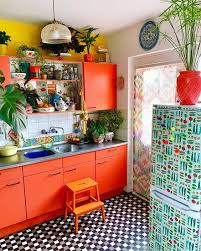 Doors, fronts, cabinets · thermofoil · painted · unfinished 65 Colorful Boho Chic Kitchen Designs Digsdigs